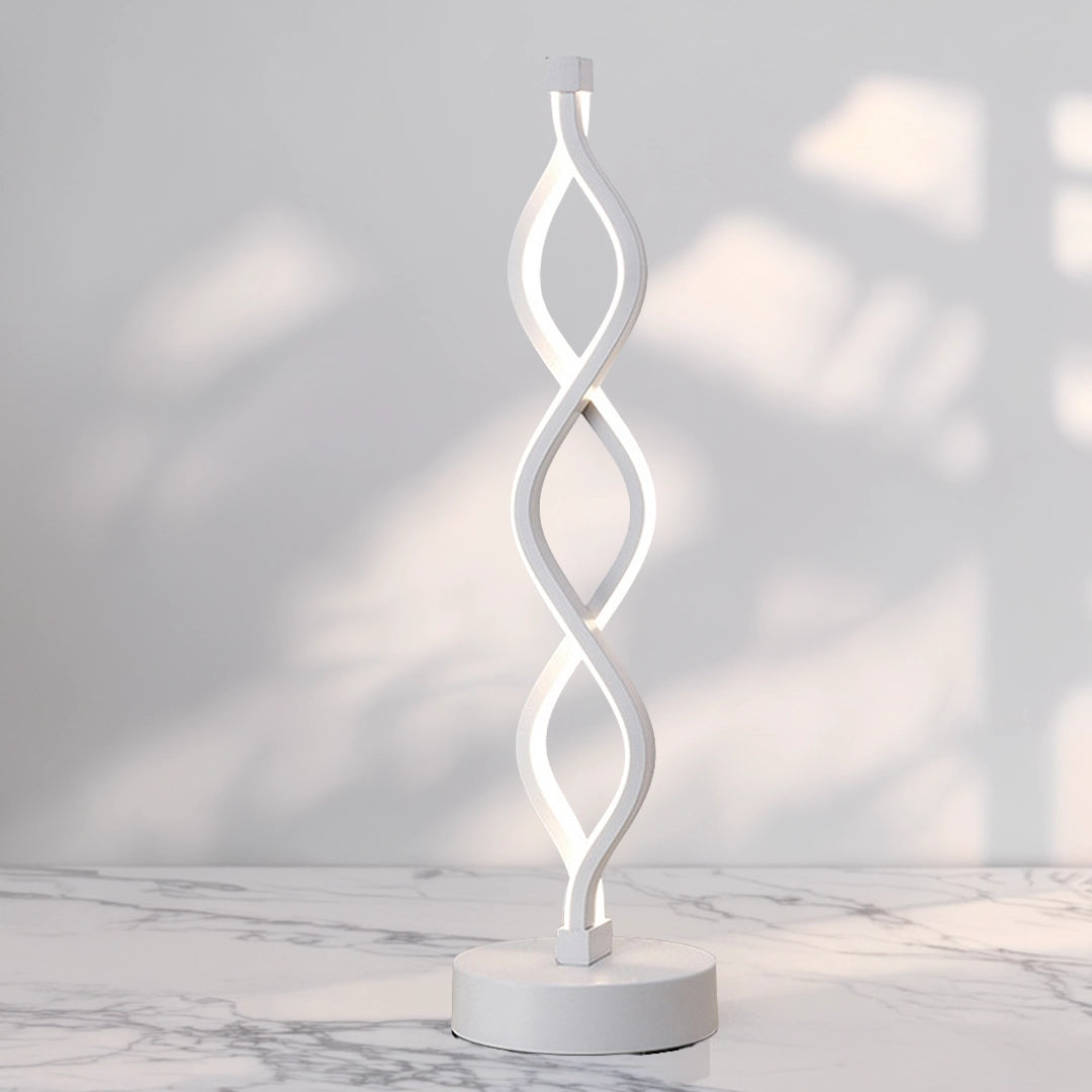 Lampe a poser design blanche variante