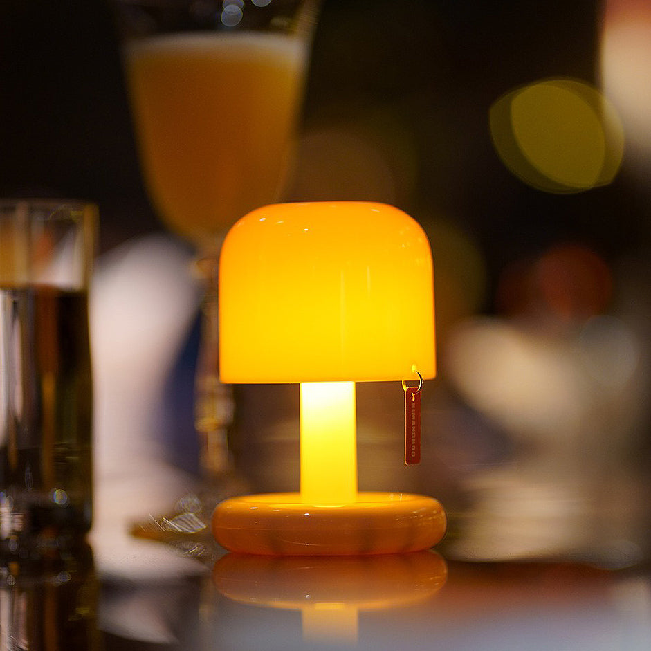 Lampe de chevet champignon resto