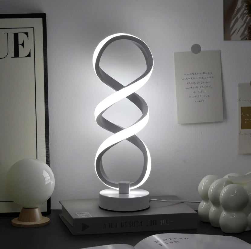 lampes a poser led infinie blanche boules