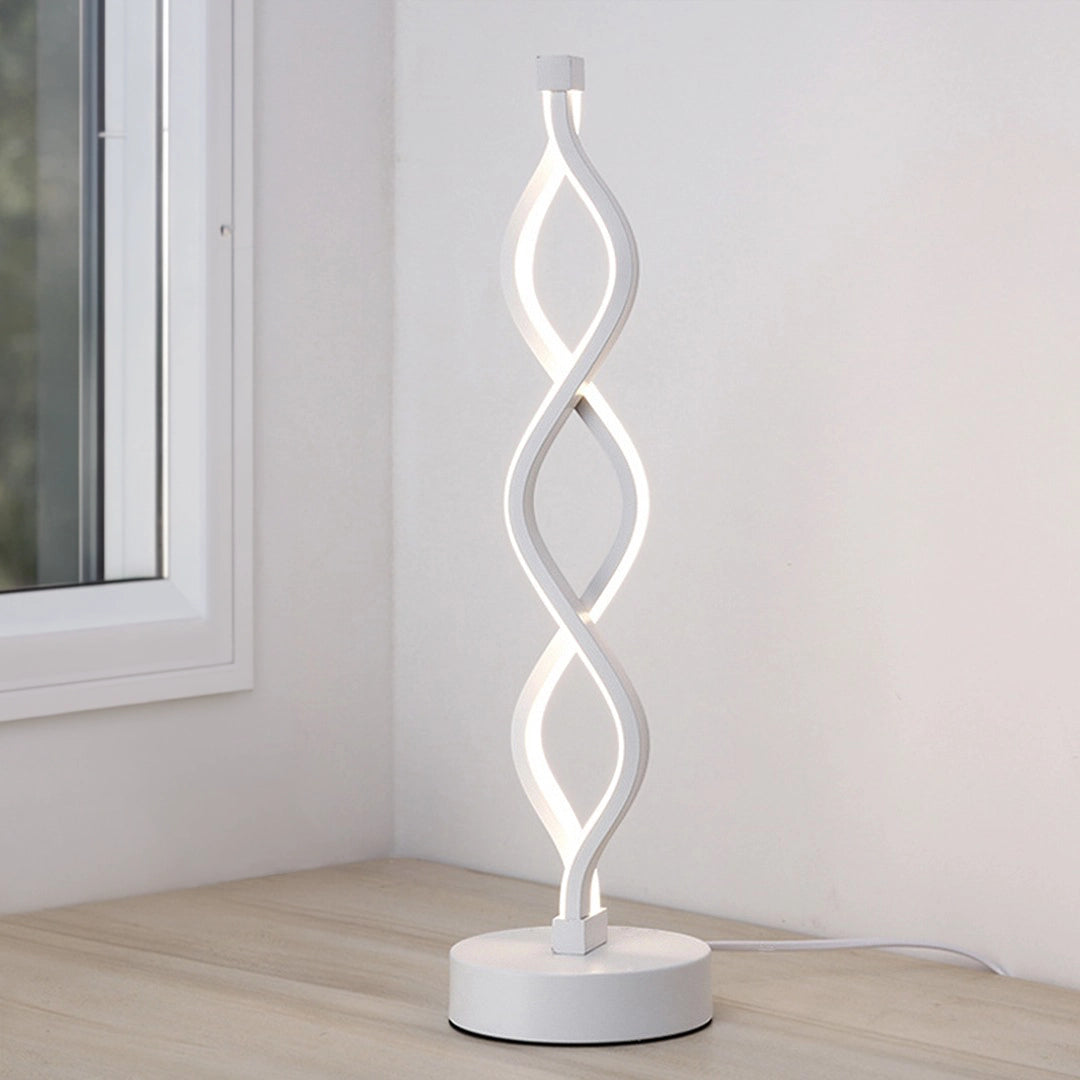 Lampe a poser design blanche fenêtre