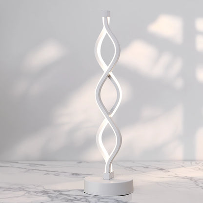 Lampe a poser design blanche variante