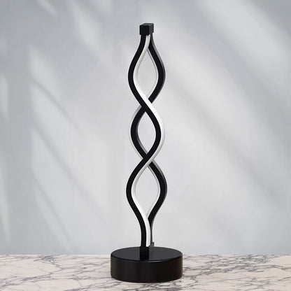 Lampe a poser design noire variante