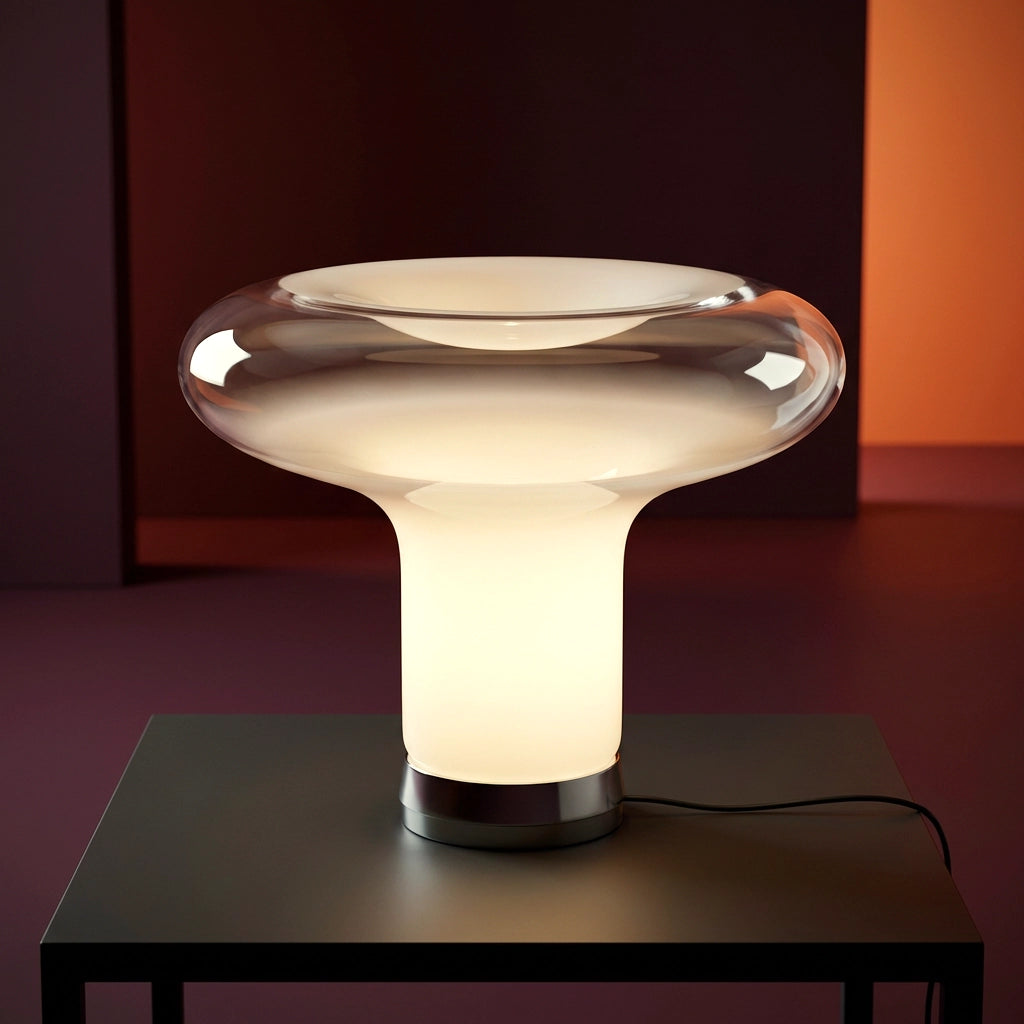 Lampe champignon lumière chaude