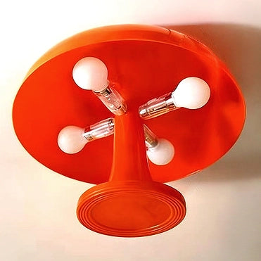 Lampe champignon orange ampoules