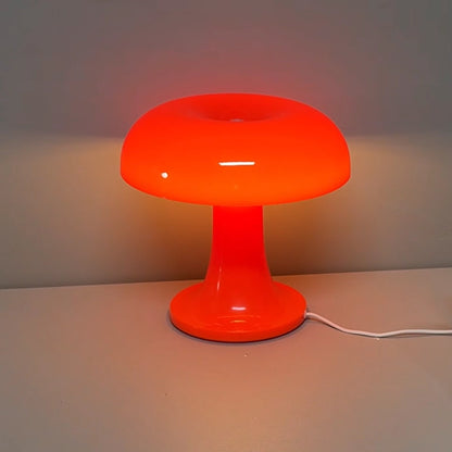 Lampe champignon orange chaude