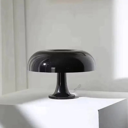 Lampe champignon orange noir