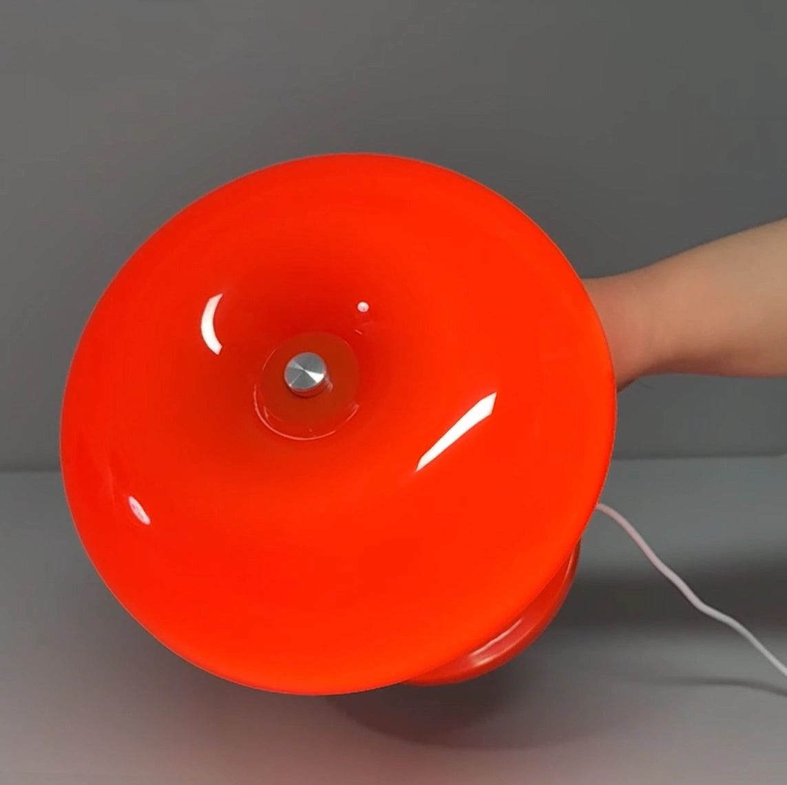 Lampe champignon orange top