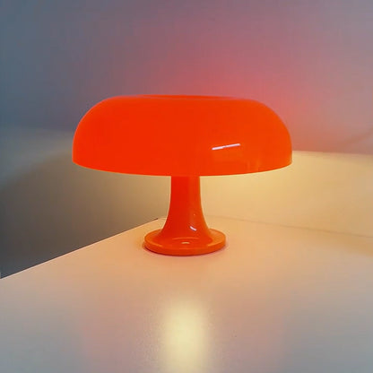 Lampe champignon orange