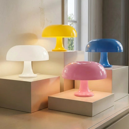 Lampe champignon présentoir couleurs opaque