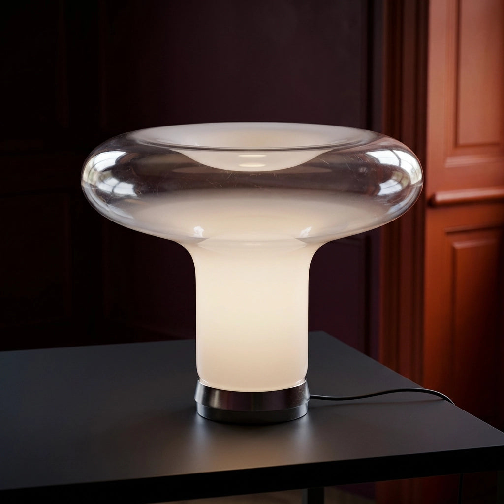 Lampe champignon pure design bordeau table