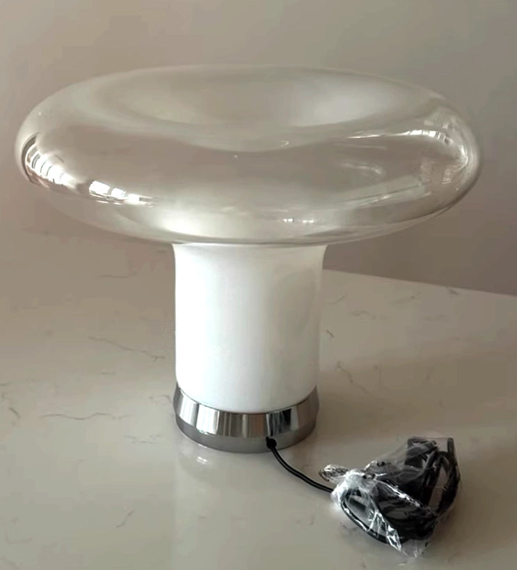 Lampe champignon pure design cable gris