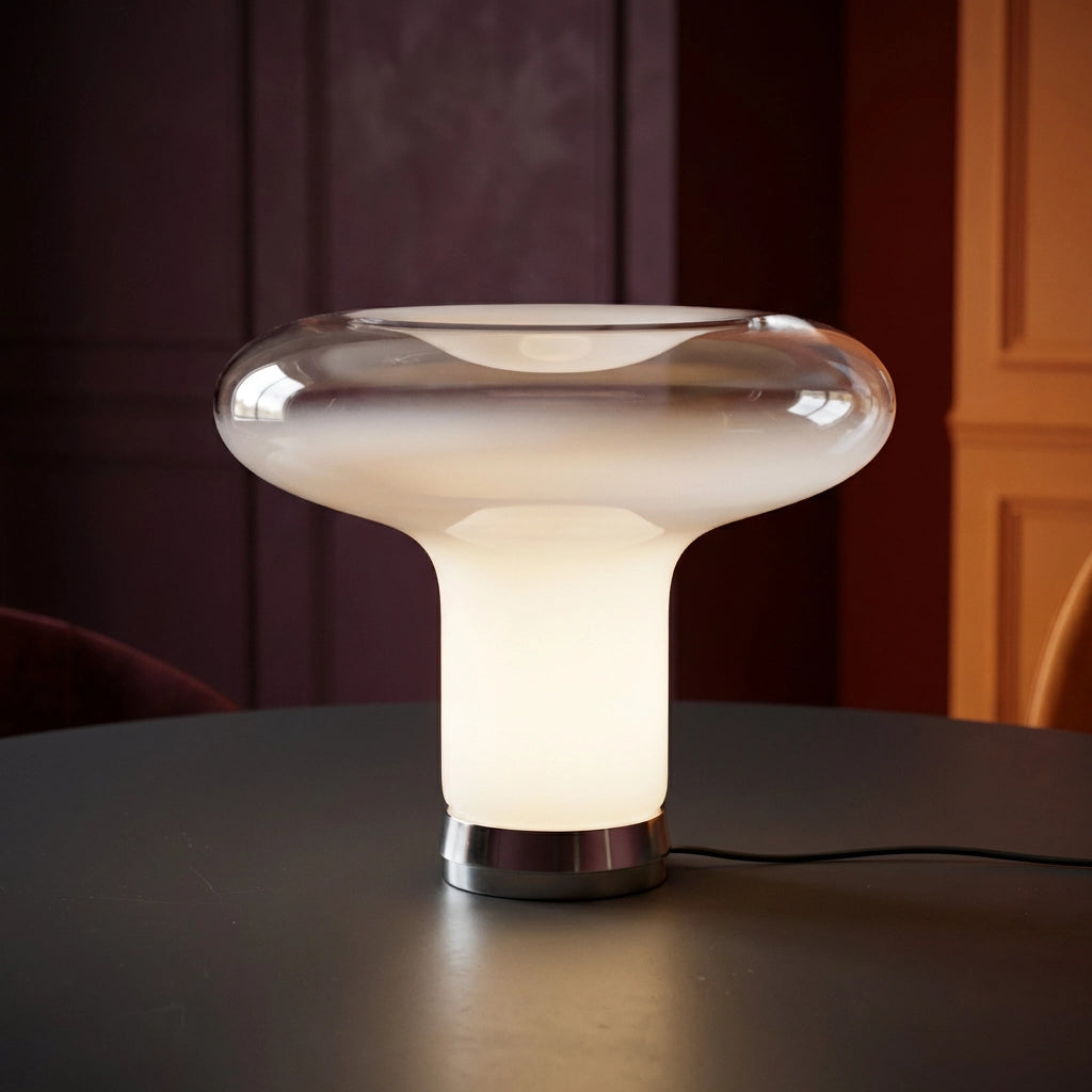 Lampe champignon pure design table ronde