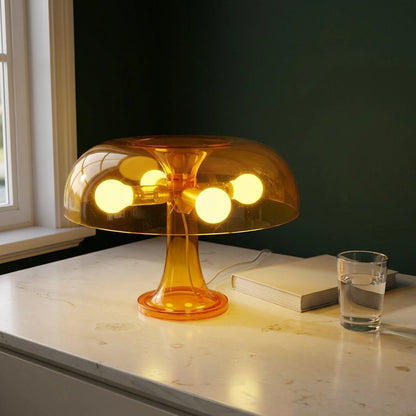 Lampe champignon yellow