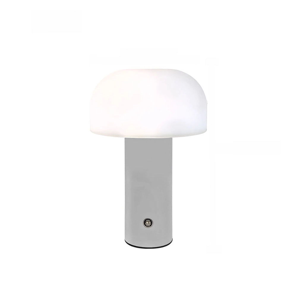 Lampe de chevet champignon blanc