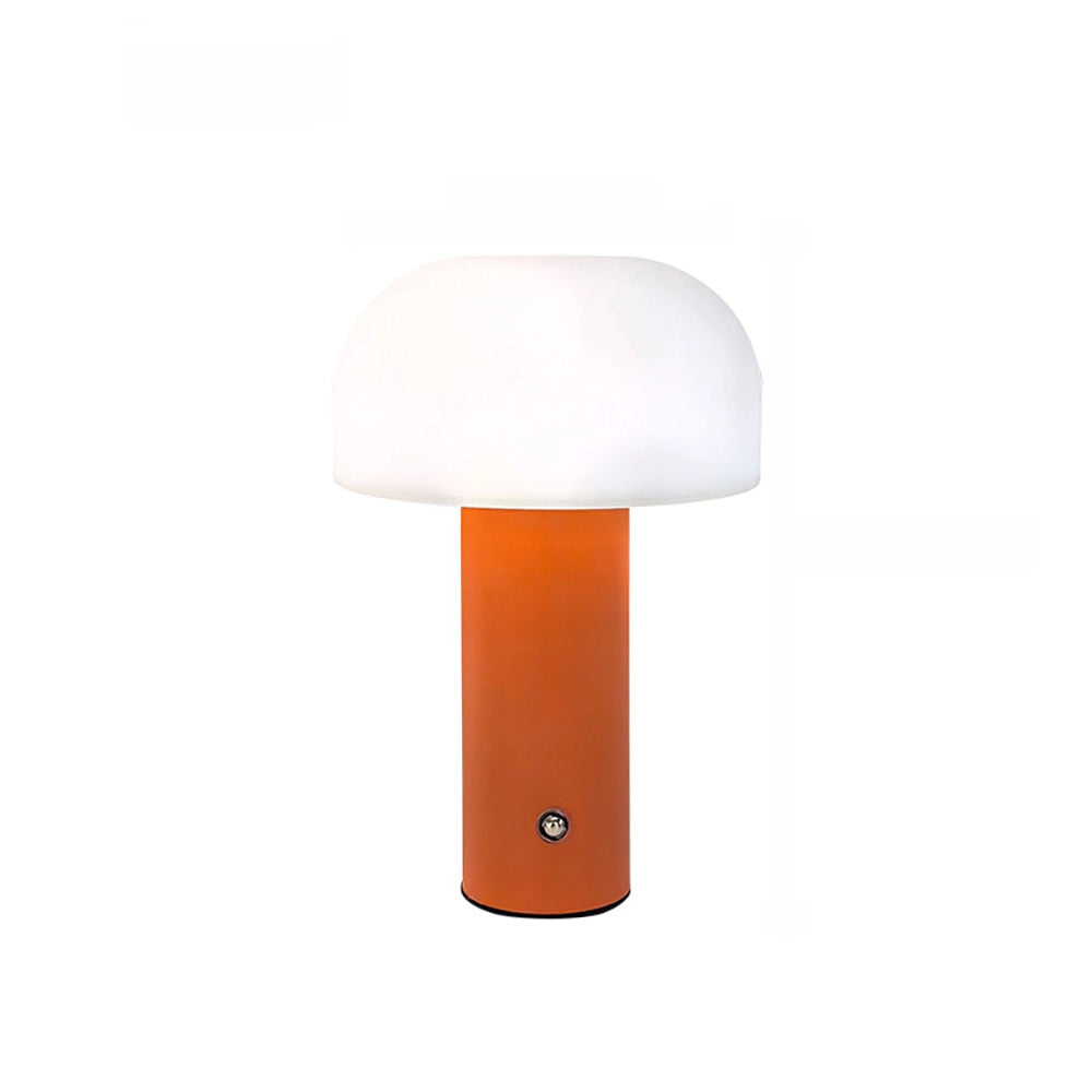 Lampe de chevet champignon orange