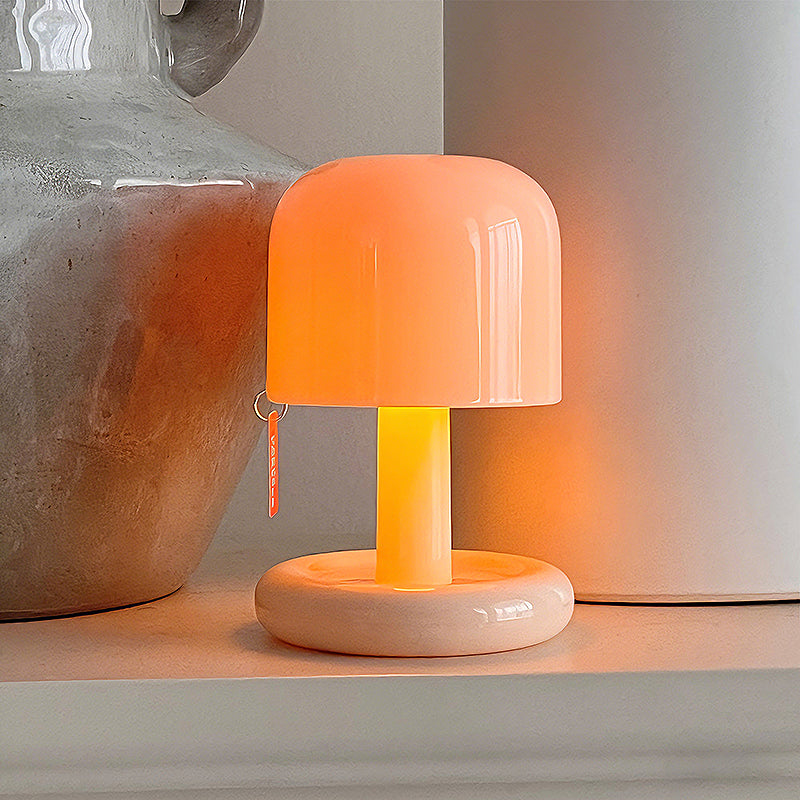 Lampe de chevet champignon vase