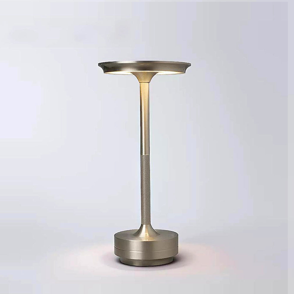 Lampe de table couleur argent