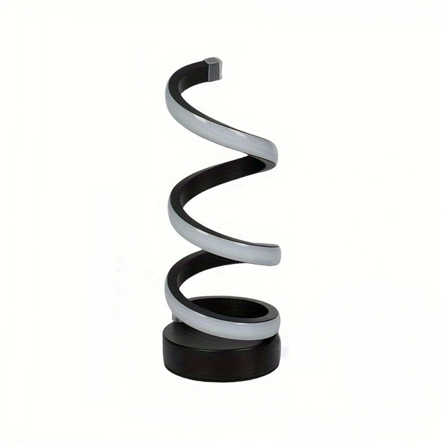 lampe à poser design spirale ligne noire