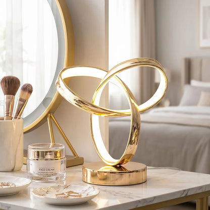 lampe à poser or table maquillage