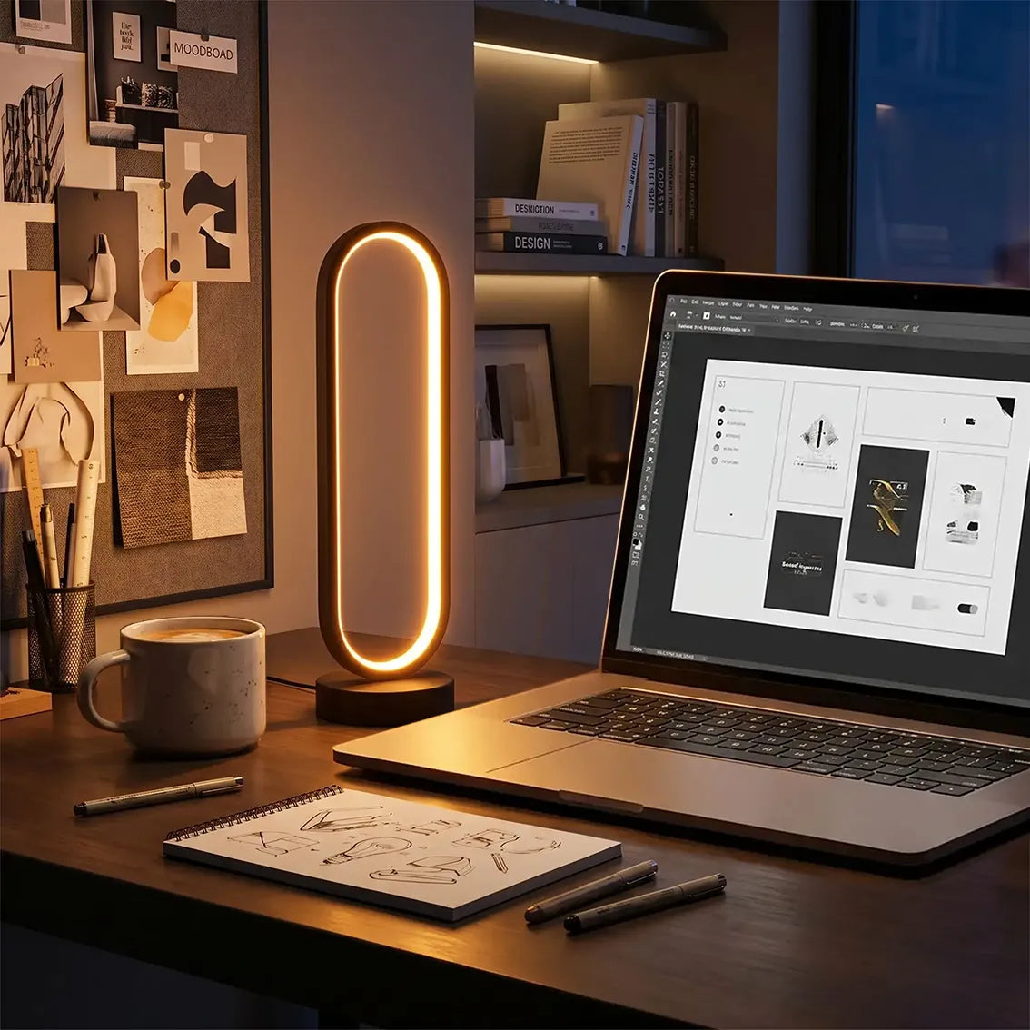 lampe à poser ordinateur nuit