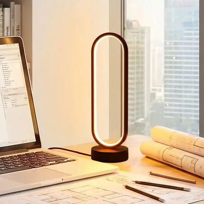 lampe à poser ovale bureau architecte