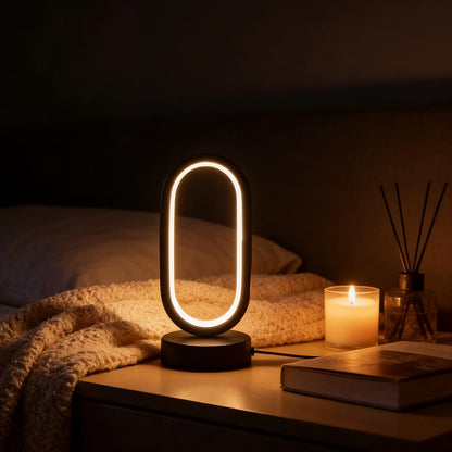 lampe à poser ovale chambre bougie petite