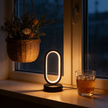 lampe à poser ovale petite fenêtre