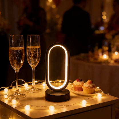 lampe à poser ovale soirée fête petite