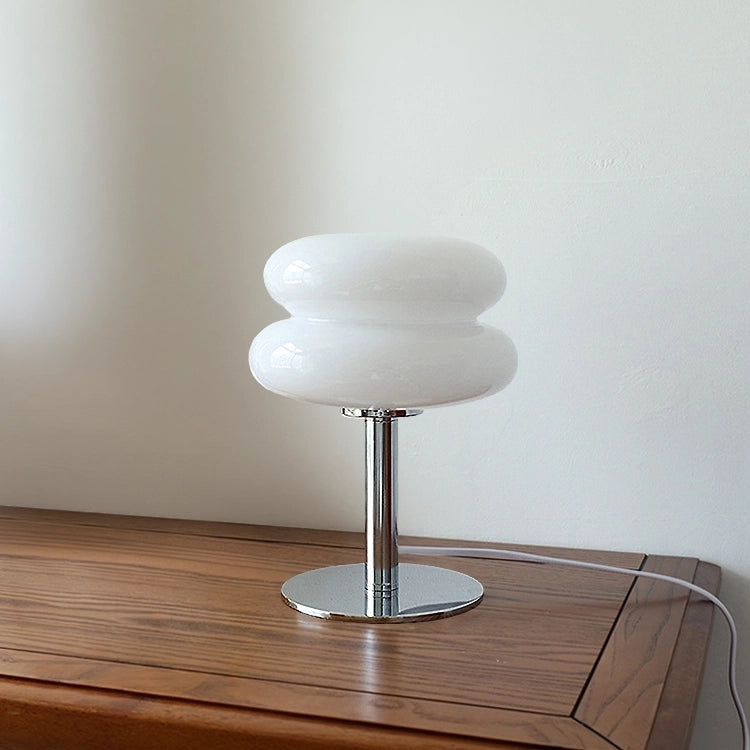 lampe de table verre vintage orange variante