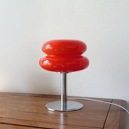 lampe de table verre vintage rouge variante