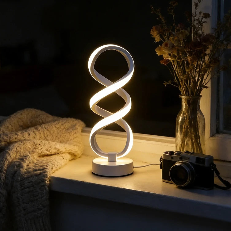 lampes a poser led infinie blanche camera photo