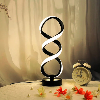 lampes a poser led infinie noire froide