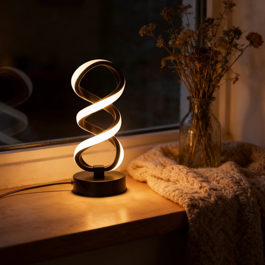 lampes a poser led infinie reflet fenêtre