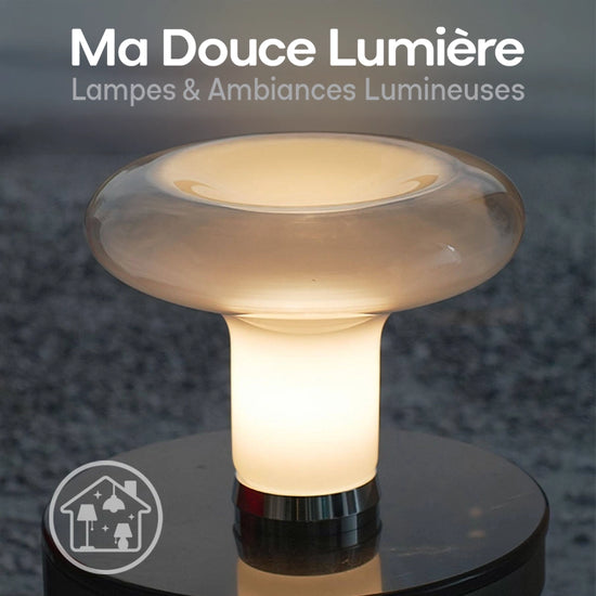Lampe champignon pure design vidéo
