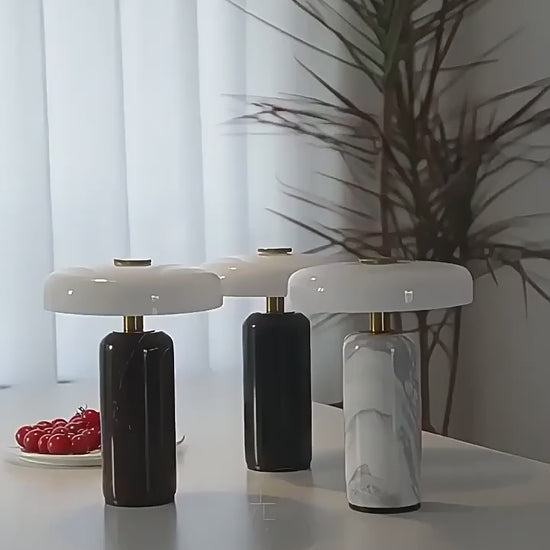 Lampe champignon design vidéo