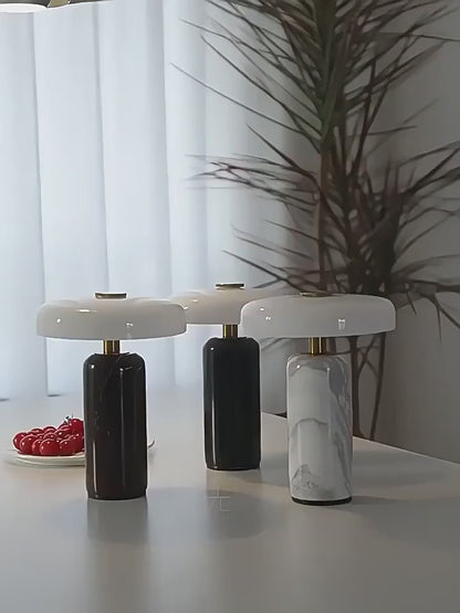 Lampe champignon design vidéo