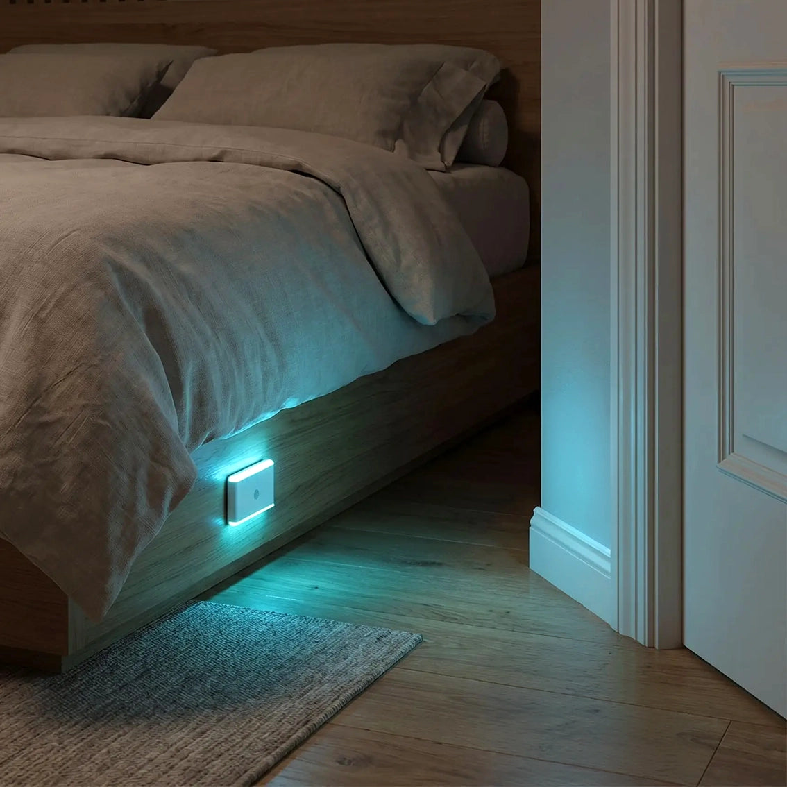 veilleuse détecteur mouvement bleu chambre