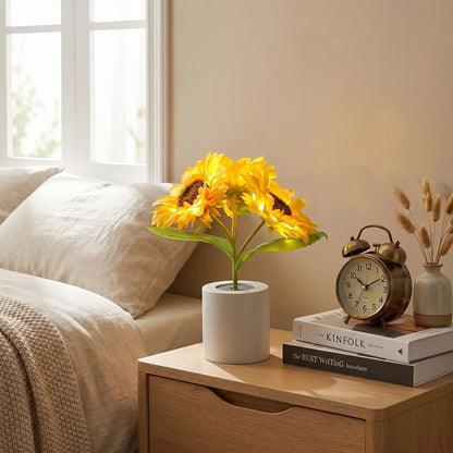 veilleuse tournesol chambre réveil